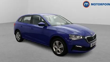 Used Skoda Scala SE 95 HP (69 kW) 2023 Blue Hatchback