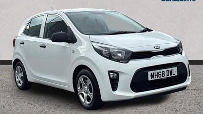 Usado Kia Picanto 67 HP (49 kW) 2019 Branco Citadino