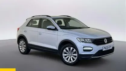 Used VW T-Roc SE 116 HP (85 kW) 2020 Silver SUV