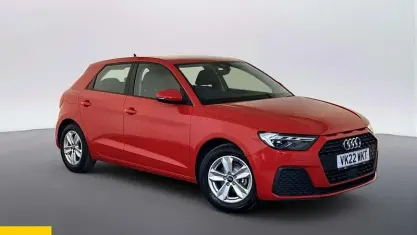 Used Audi A1 Sportback Advanced 95 HP (69 kW) 2022 Red Hatchback