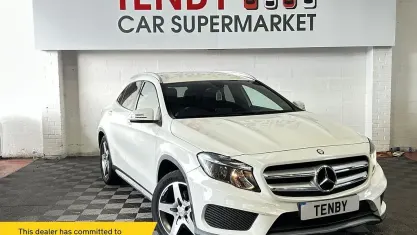 Used Mercedes GLA200 AMG line 136 HP (100 kW) 2015 White SUV
