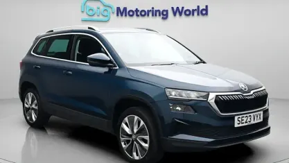 Used Skoda Karoq SE L 150 HP (110 kW) 2023 Blue SUV