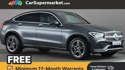 Used Mercedes GLC220 AMG line 194 HP (142 kW) 2022 Grey Coupe