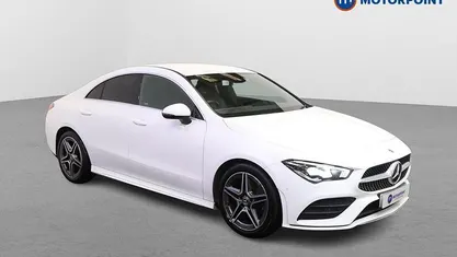 White Used 2021 Mercedes CLA180 AMG line Sedan | £21,349 (Fair price)