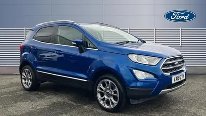 Used Ford Ecosport Titanium 125 HP (91 kW) 2018 Blue SUV