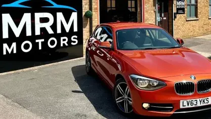 Used BMW 116 Sport Line 136 HP (100 kW) 2013 Orange Hatchback