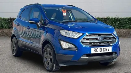 Used Ford Ecosport Zetec 125 HP (91 kW) 2018 Blue SUV