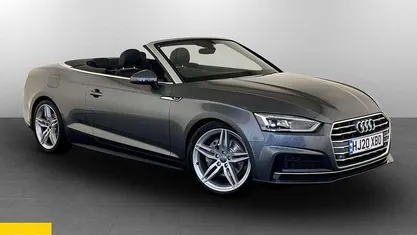 Used Audi A5 Cabriolet S-Line 190 HP (139 kW) 2019 Grey Cabriolet