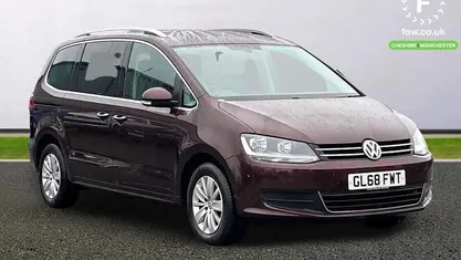 Red Used 2018 VW Sharan SE MPV | £15,399 (Fair price)