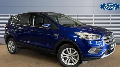 Begagnad Ford Kuga Zetec 182 HK (133 kW) 2017 Blå SUV
