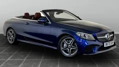 Blue Used 2020 Mercedes C220 AMG line Cabriolet | £24,495 (Fair price)