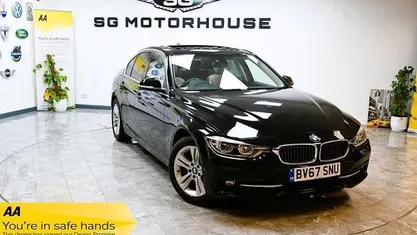 Black Used 2017 BMW 330e Sport Line Sedan | £9,485 (Fair price)