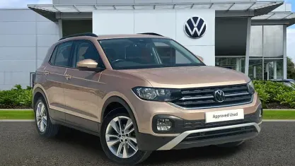 Used VW T-Cross SE 116 HP (85 kW) 2020 Champagne silver SUV