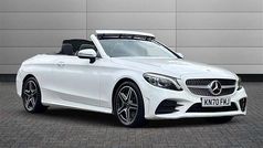 White Used 2020 Mercedes C300 AMG Line Premium Cabriolet | £24,395 (Fair price)