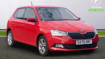 Used Skoda Fabia SE 60 HP (44 kW) 2020 Red Hatchback