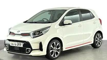 Used Kia Picanto GT-Line 101 HP (74 kW) 2021 White Hatchback