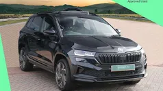 Black magic pearl effect Used 2022 Skoda Karoq SportLine SUV | £23,243 (Fair price)