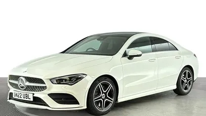 Used Mercedes CLA250 AMG Line Premium Plus 224 HP (164 kW) 2022 White Sedan