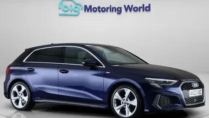 Used Audi A3 Sportback S-Line 110 HP (80 kW) 2023 Blue Hatchback