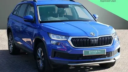 Used Skoda Kodiaq SE Drive 150 HP (110 kW) 2023 Energy blue SUV