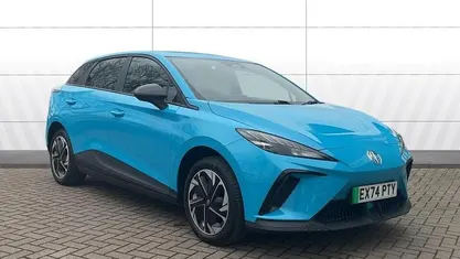 Used MG MG4 EV SE 150 kW (204 HP) 2024 Blue Hatchback