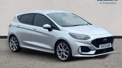 Used Ford Fiesta ST-Line 125 HP (91 kW) 2022 Silver Hatchback