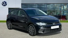 Deep black pearlescent Used 2023 VW Polo Life Hatchback | £16,713 (Fair price)
