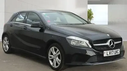 Used Mercedes A180 109 HP (80 kW) 2017 Black Hatchback