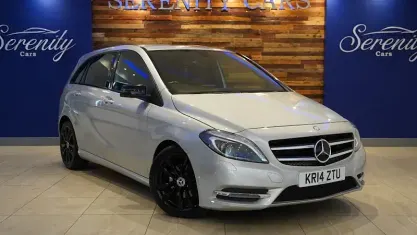 Used Mercedes B180 109 HP (80 kW) 2014 Silver Hatchback