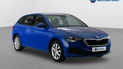 Used Skoda Scala 95 HP (69 kW) 2022 Blue Hatchback