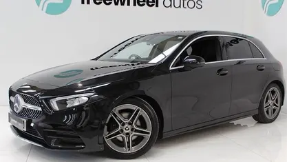 Used Mercedes A180 AMG line 116 HP (85 kW) 2020 Black Hatchback