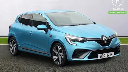 Used Renault Clio V RS Line 140 HP (102 kW) 2022 Blue Hatchback