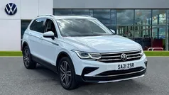 Pure white Used 2021 VW Tiguan Elegance SUV | £22,940 (Fair price)