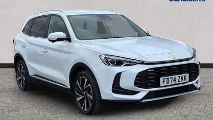 Solid arctic white Used 2024 MG ZS Trophy Sedan | £17,345 (Good price)