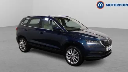 Used Skoda Karoq SE L 150 HP (110 kW) 2021 Blue SUV