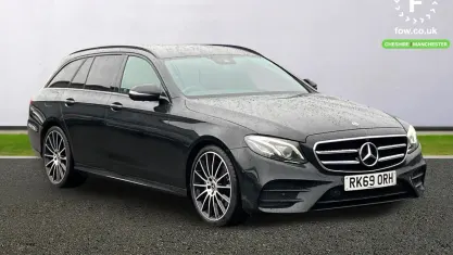 Used Mercedes E220 Active 194 HP (142 kW) 2019 Black Estate