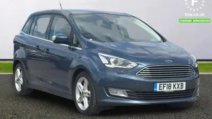 Used Ford Grand C-Max Titanium X 120 HP (88 kW) 2018 Blue MPV