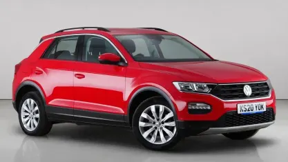 Used VW T-Roc SE 116 HP (85 kW) 2020 Red SUV