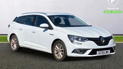Used Renault Mégane GrandTour Dynamique 110 HP (80 kW) 2018 White Estate
