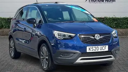 Used Vauxhall Crossland X S 110 HP (80 kW) 2020 Blue SUV