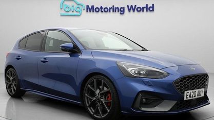 Begagnad Ford Focus ST 190 HK (139 kW) 2020 Blå Halvkombi