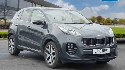 Used Kia Sportage GT-Line S 177 HP (130 kW) 2018 Silver SUV