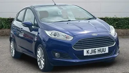 Used Ford Fiesta Titanium X 125 HP (91 kW) 2016 Blue Hatchback