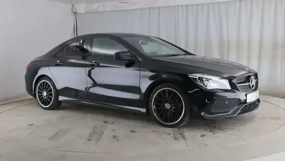Used Mercedes CLA220 AMG line 170 HP (125 kW) 2019 Black Coupe