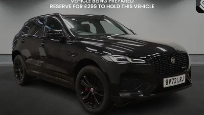 Used Jaguar F-Pace R-Dynamic 204 HP (150 kW) 2022 Santorini black SUV