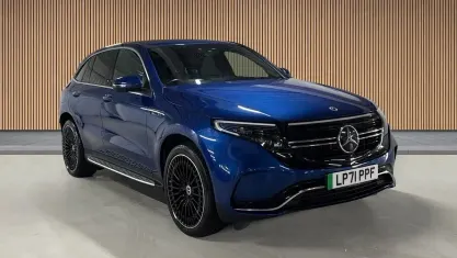 Used Mercedes EQC400 AMG Line Premium Plus 300 kW (408 HP) 2022 Spectral blue SUV