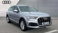 Silver Used 2021 Audi Q7 Sport SUV | £33,980 (Fair price)