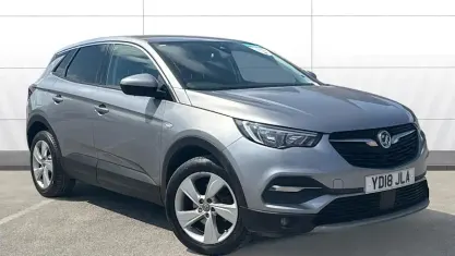 Used Vauxhall Grandland X Sport 120 HP (88 kW) 2018 Grey SUV