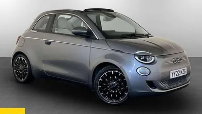 Used Fiat 500e La Prima 86 kW (118 HP) 2022 Grey Cabriolet