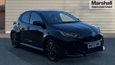 Black Used 2023 Toyota Yaris Hybrid Design Hatchback | £17,574 (Fair price)